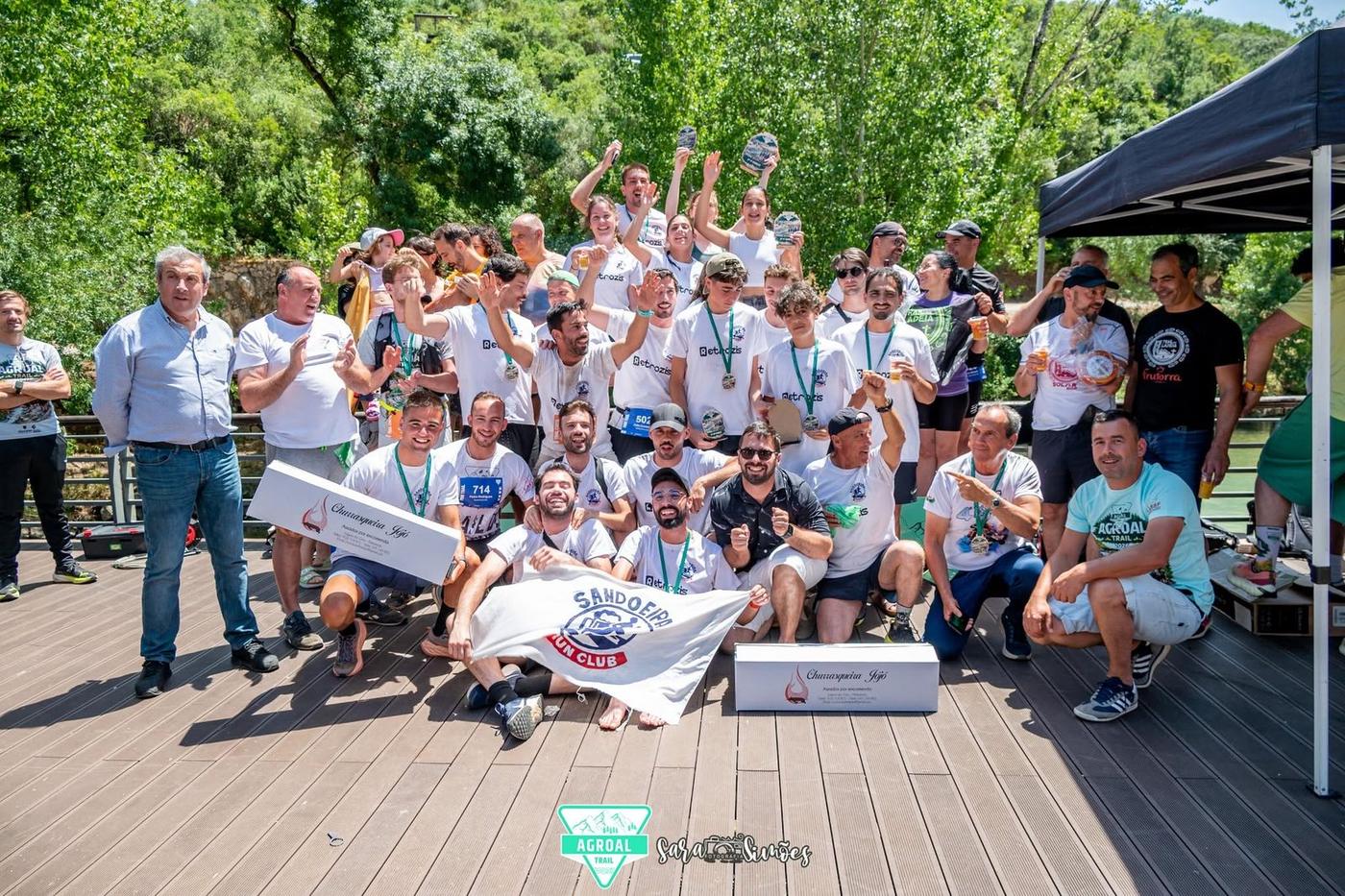 A equipa do Sandoeira Run Club no Trail do Agroal 2026